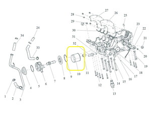 BENELLİ TRK502/TRK502X Yağ Filtresi orjinal