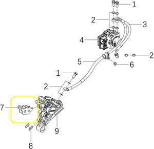 KOVE 510X Arka Fren Balatası orijinal
