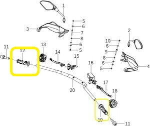 QJ SRT550X Direksiyon Elciği Takım