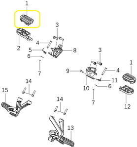 KOVE 510F/JAWA 500F Ön Basamak Lastiği sol