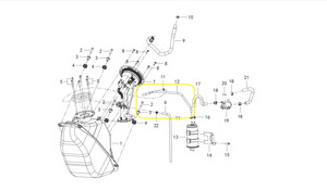 QJ FORTRESS350 Rolanti Valf Hortumu
