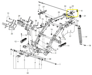 QJ ATR125 Sele Kilidi