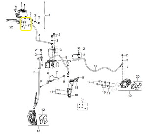 QJ SRK125S Ön Fren Müşürü