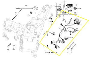 QJ SRK125R Elektrik Tesisatı