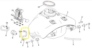 KOVE 510F Benzin Hortumu Kısa
