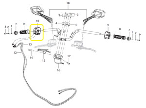 QJ FORTRESS350 Marş Anahtarı sağ