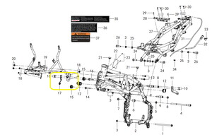 QJ SRT800X Grenaj Bağlantı Braketi sağ