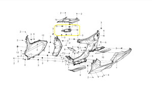 QJ FORTRESS350 Benzin Depo Kapağı Sacı