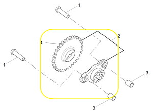 QJ LTM125 Yağ Pompası