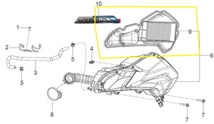HONDA PCX150 Hava Filtresi İçi ithal