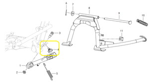 QJ VPS125 Orta SehpaTakozu