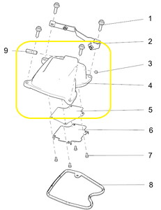 QJ ATR125 Külbütör Kapağı