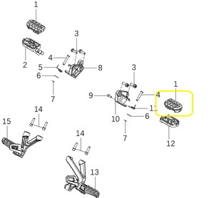 KOVE 510X/JAWA 500X Ön Basamak Lastiği