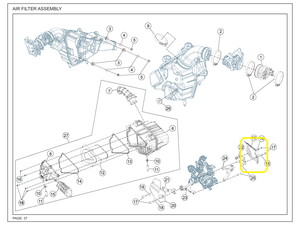 JAWA PERAK Gaz Kelebeği Muhafazası sağ