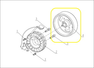 QJ VPS125/LTM125 Manyato Tası çıkma
