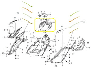 Qj ATR125 Arka Stop Lambası