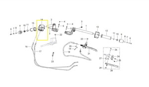 BAROSSA JEDI750 Sinyal Anahtarı sol