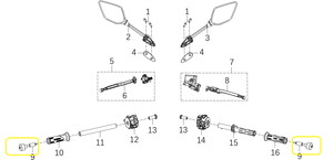 KOVE 250RR Direksiyon Topuzu
