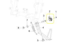 JAWA 500X/500F Yan Sehpa Müşürü