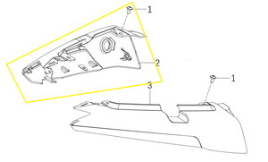 JAWA 500X Kuyruk Grenajı siyah sol