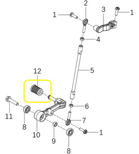BAROSSA JEDI750 Vites Pedal Lastiği