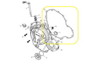 JAWA 500X Debriyaj Kapağı Contası