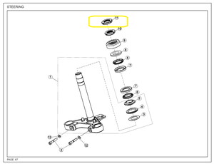 JAWA CLASSIC300CL Furç Üst Somunu