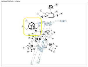JAWA CLASSIC300CL Ön Far