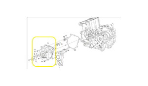 QJ SRV550ST/SRT550X Motor Kapağı sol