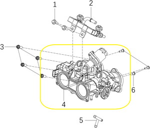 QJ SVT650X Gaz Kelebeği Komple