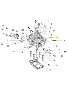 QJ SRT 550 X MANIFOLT VİDASI  X9