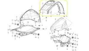 QJ SRK 125 R DEPO GRENAJI ORTA KIRMIZI GRİ