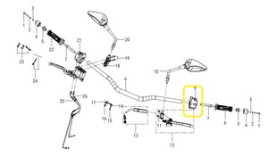 QJ SRK 125 S MARŞ KUMANDASI