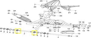 BENELLİ 502-C ARKA MAF MASUR 4904 B1210H490400 X22