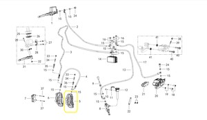 QJ SRK 400 RR ÖN FREN MERKEZİ SAĞ ALT