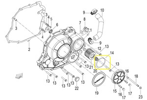 QJ SRK 125 R YAĞ FİLTRE KAPAK CONTASI R9