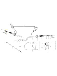 QJ SRK 125 S GİDON TOPUZU BAĞL. BRAKETİ S25