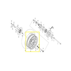 BENELLİ 502-C ÖN JANT 44101P360000