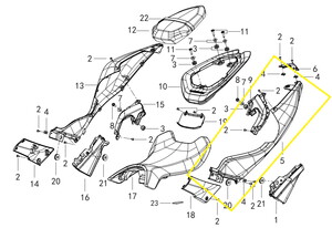  QJ SRK 125 S ARKA GRENAJ SOL GRİ