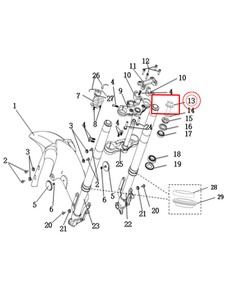 JAWA ADVENTURE/SCRAMBLER ÜST MESNET CIVATASI A37