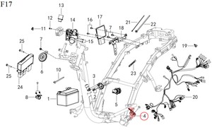  QJ VPS 125/ LTM 125 YAN SEHPA MÜŞÜRÜ