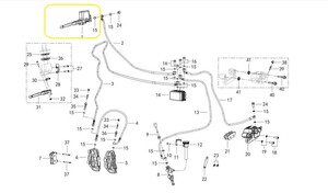 QJ ATR 125 ÖN FREN MERKEZİ ÜST  A17