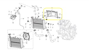 QJ SRK 400 RR RADYATÖR FANI MUHAFAZASI