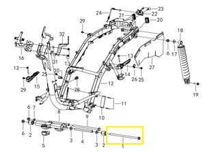  QJ VPS / LTM  125 SALINCAK MİLİ ARKA V20