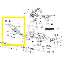 BENELLİ 502-C ARKA AMORTİSÖR 63800P080000