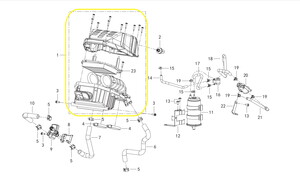 QJ 400 RR HAVA FİLTRESİ KOMPLE