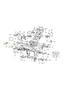 QJ SRK 125 S SAĞ KARBON İÇ BRAKETİ S31