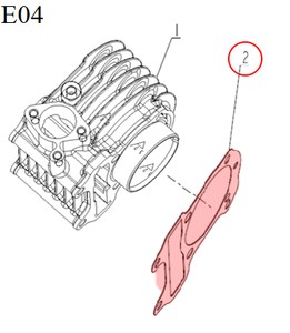  QJ VPS 125 SİLİNDİR ALT CONTA V34