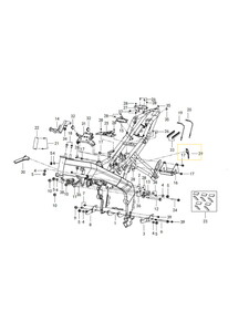 QJ SRK 125 S SOL KARBON İÇ BRAKETİ S31