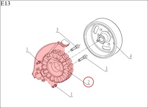  QJ VPS 125/ LTM 125 STATÖR